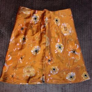 PRINCESS POLLY NOCTURNE MINI SKIRT ORANGE